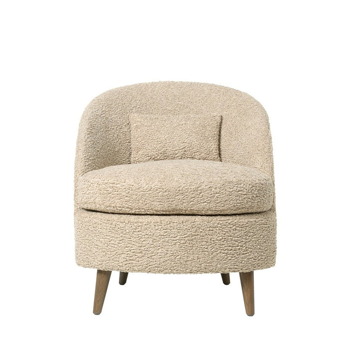 Andrea Lounge Chair - Alpaca - Fire Retardant