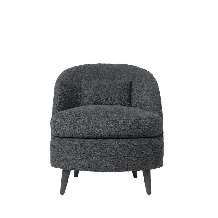 Andrea Lounge Chair - Charcoal - Fire Retardant