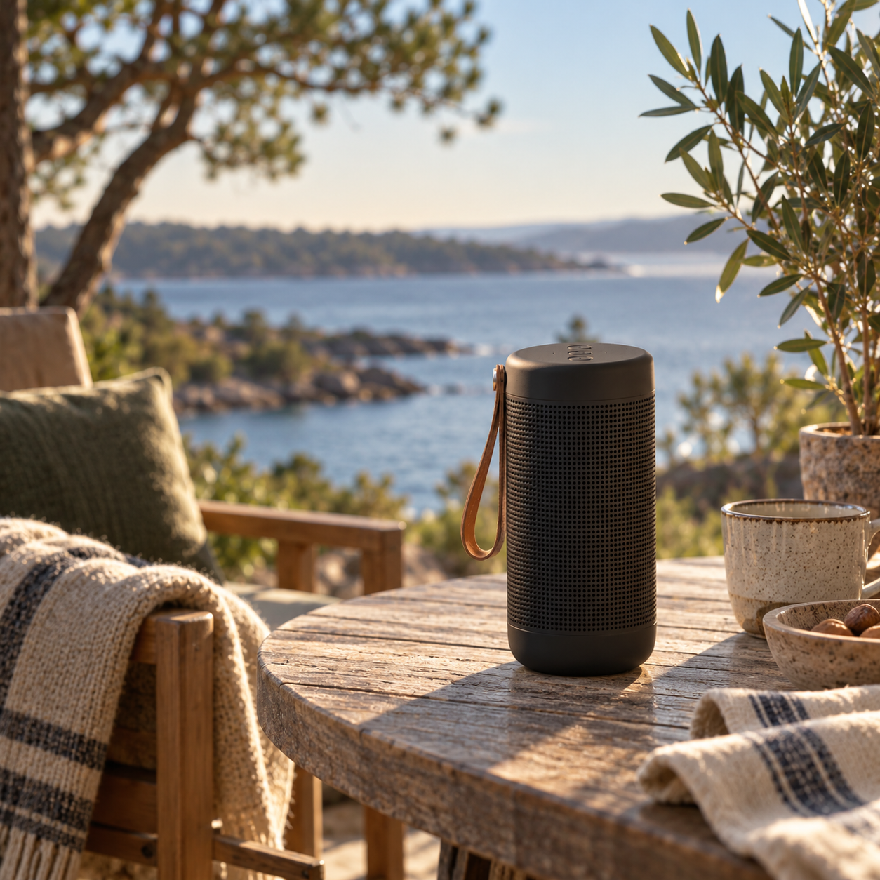Kreafunk aCOUSTIC loudspeaker, black, Bluetooth