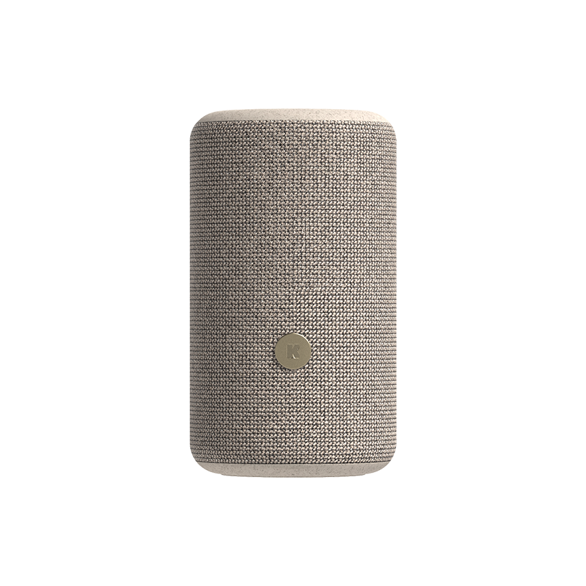 aCAPELLA loudspeaker, wheat color, Bluetooth, recycled materials