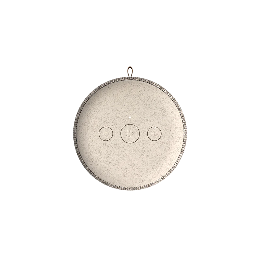 aCAPELLA loudspeaker, wheat color, Bluetooth, recycled materials