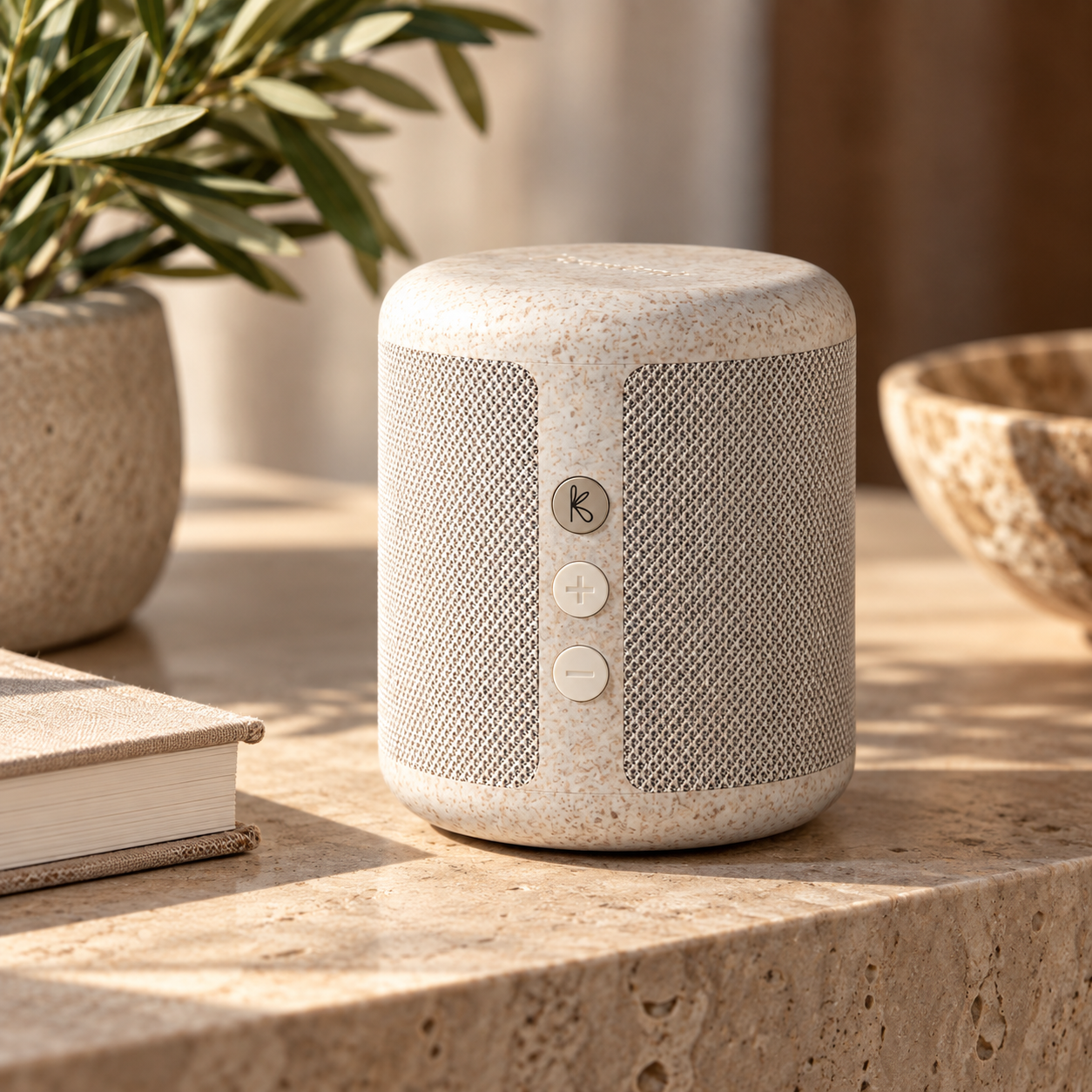 Kreafunk Karl loudspeaker, wheat, bluetooth