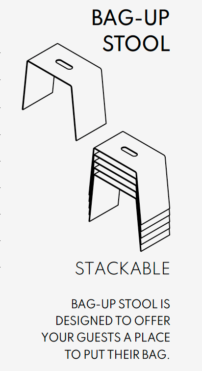 Bag-Up Stool, Bull, nature