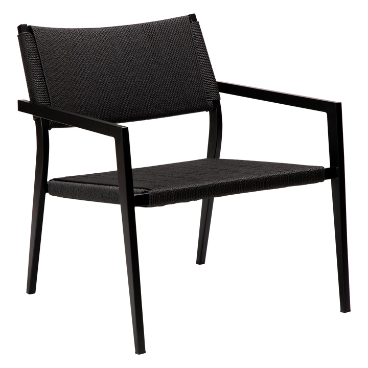 LOOP lounge chair, black