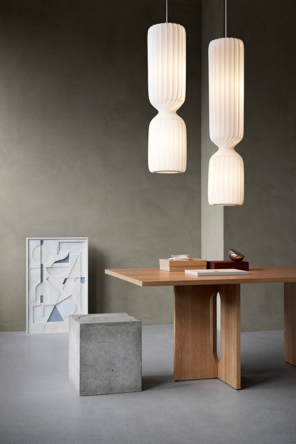 TR41 Pendant Lamp, PC Nonwoven, 140x25 cm