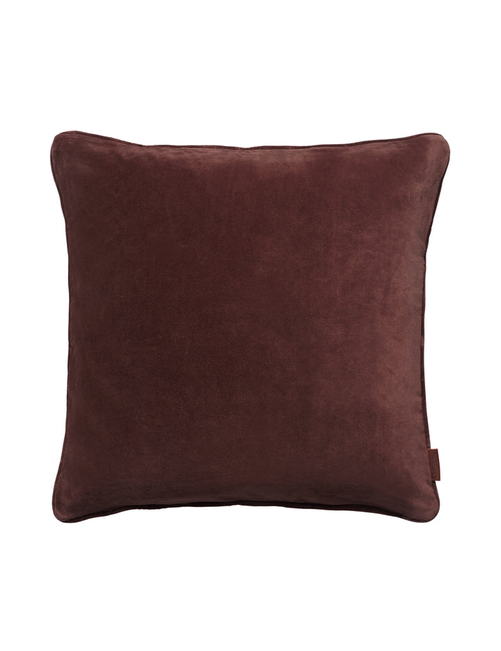 Velvet Soft Cushion - Large - RAISIN