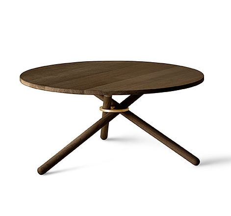 Bertha Coffee/Lounge table, Black Oiled Oak