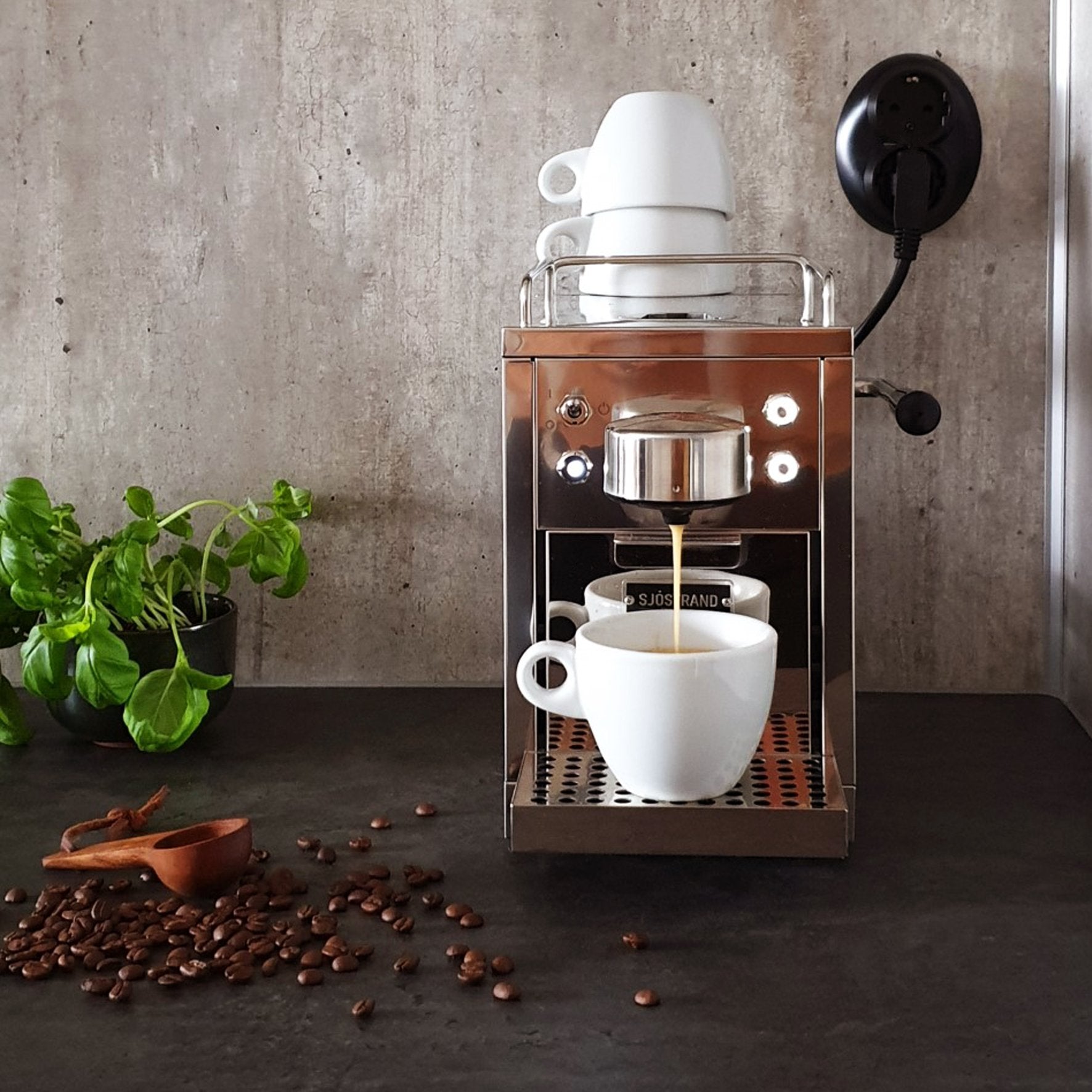 Espresso Capsule Machine, stainless steel (US version)