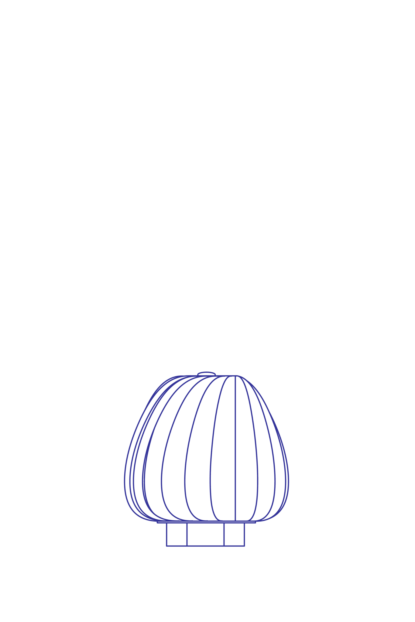 TR12 Table Light, Birch, Natural, 30 x 30 cm