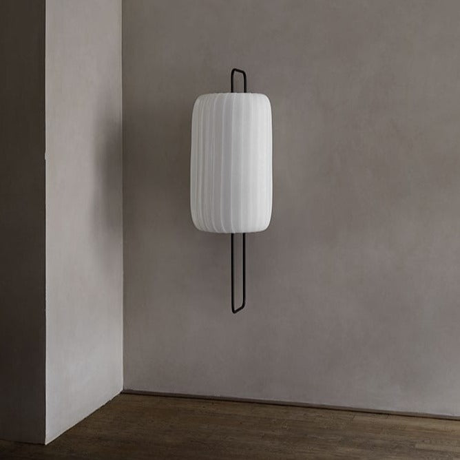 TR37 Wall light, PC/Nonwoven, White, 22 x 58 cm total width 27 cm