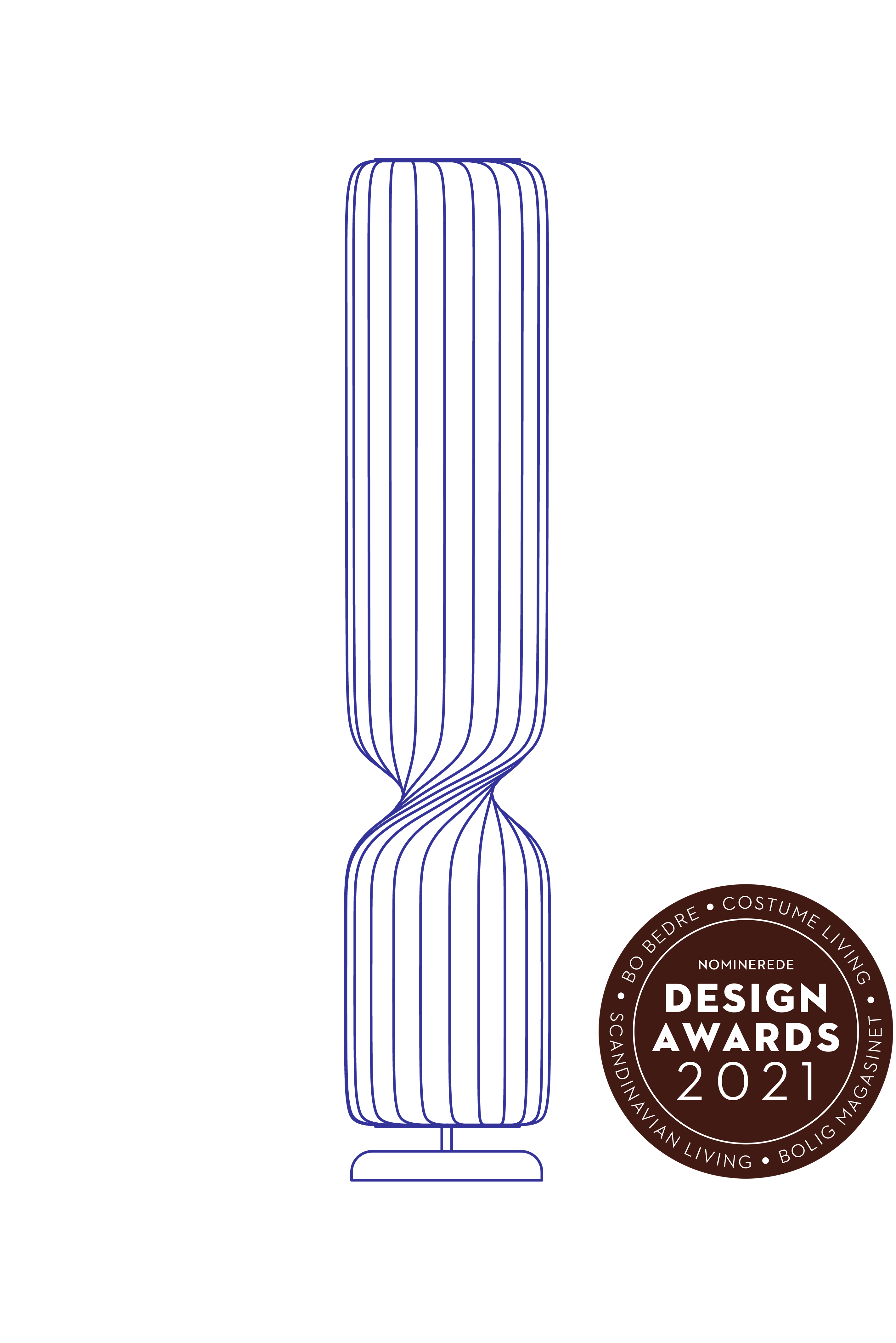 TR41 Floor Lamp, PC Nonwoven 127x25 cm