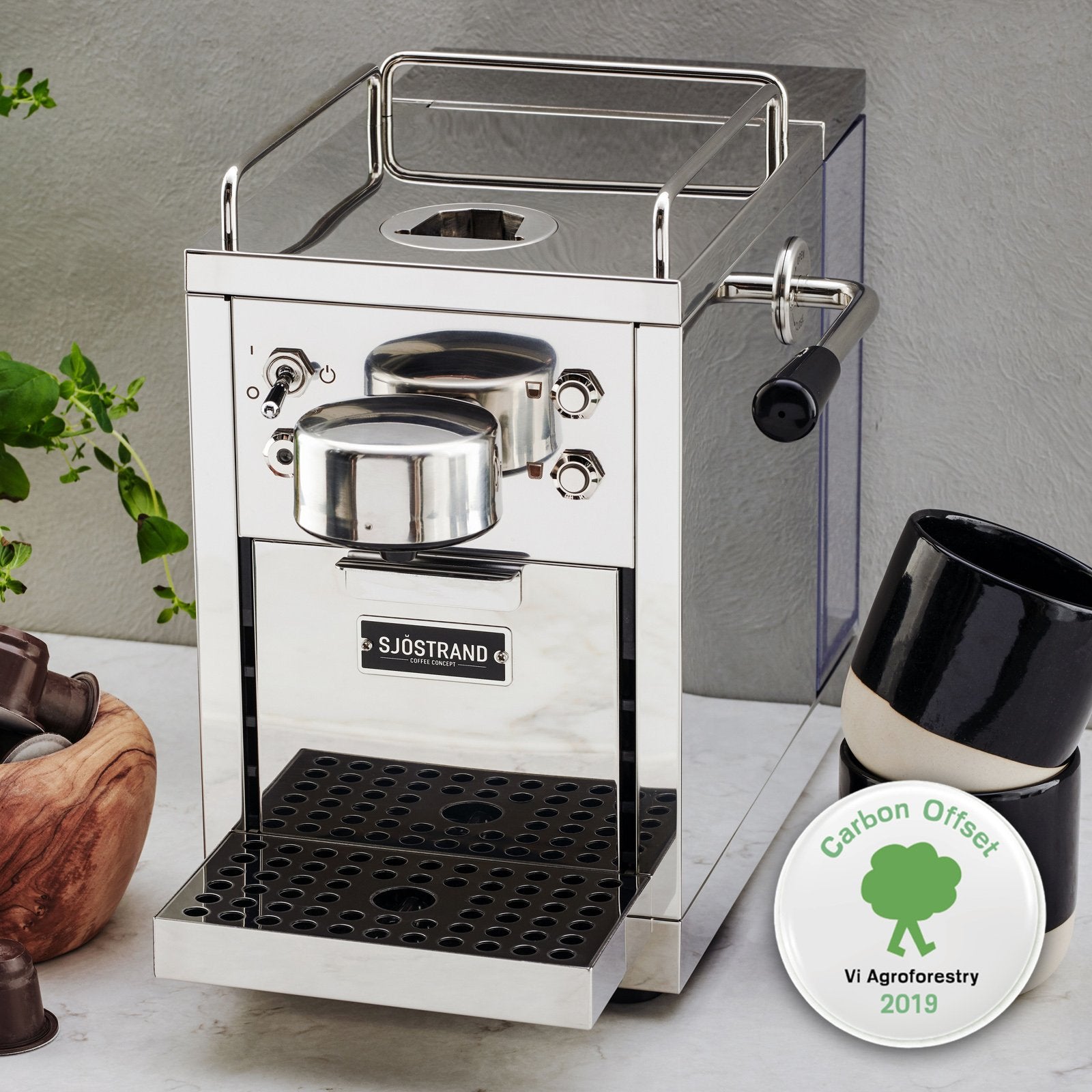 Espresso Capsule Machine, stainless steel (US version)